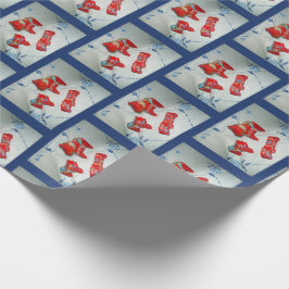 Papel De Regalo Caballos Dala Suecos