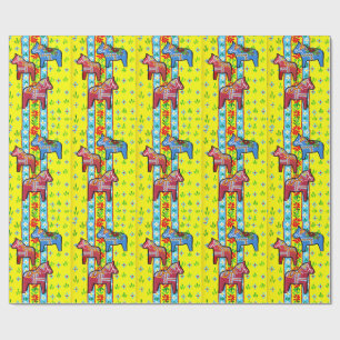 Papel De Regalo Caballos de Dala
