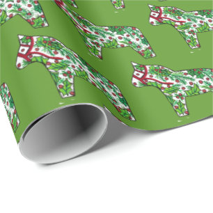 Papel De Regalo Caballos Navidades
