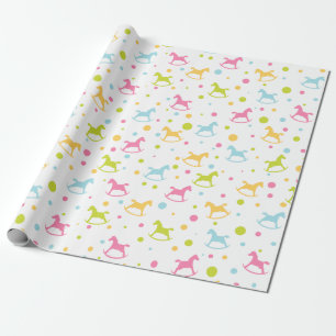 Papel De Regalo Caballos rocosos para bebés