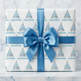 Papel De Regalo Cabana Vela Feliz Cumpleaños