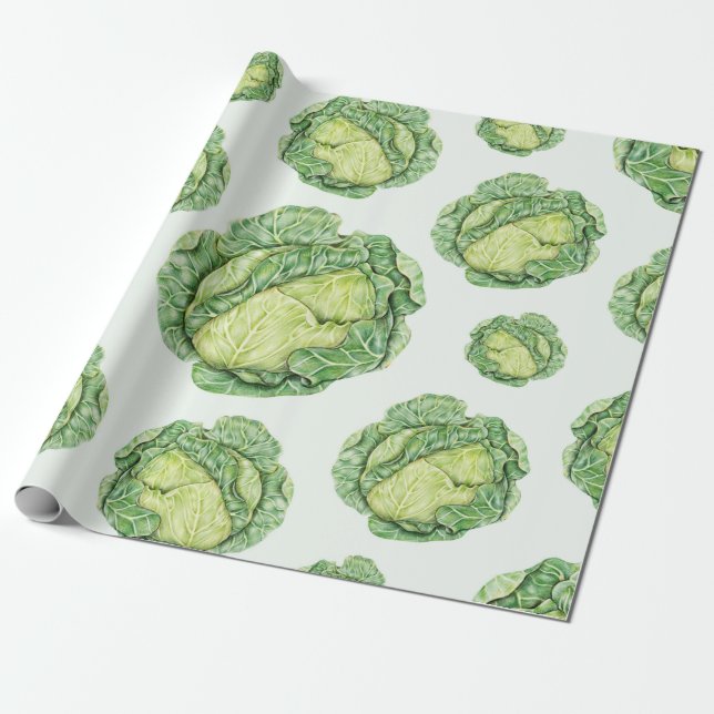 Papel De Regalo Cabbage (Desenrollado)