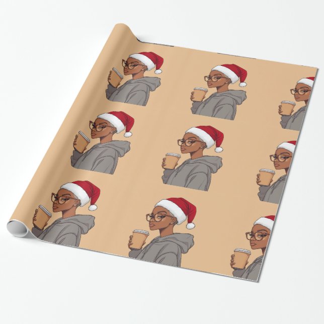 Papel De Regalo Cabello rubio + vacaciones tardías (Desenrollado)