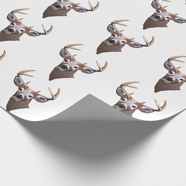 Papel De Regalo Cabeza de Ciervo (Esquina)