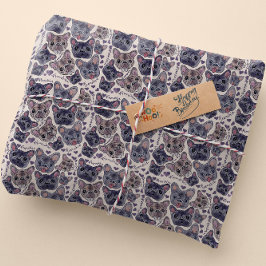 Papel De Regalo Cabeza de Personalizado de mano de Bulldog francés