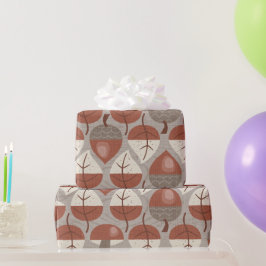 Papel De Regalo Cabincore Autumnal Stripes