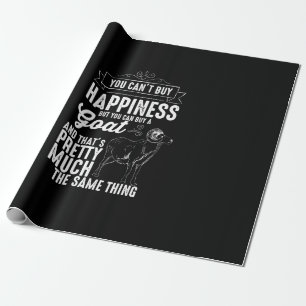 Papel De Regalo Cabra Lover No Puedes Comprar La Felicidad