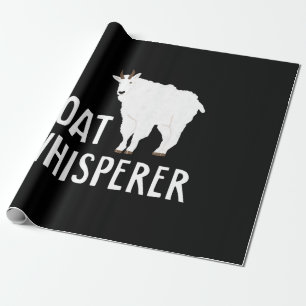 Papel De Regalo Cabra Whisperer Funny Goat Farm Tshirt Mascota Goa