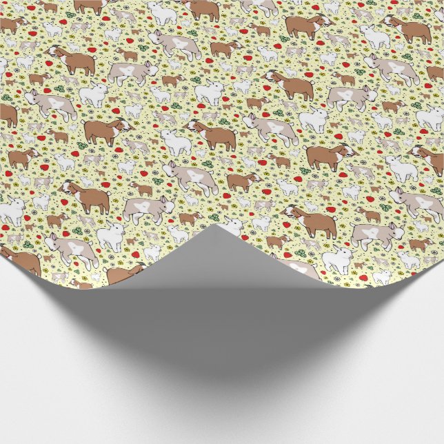 Papel De Regalo Cabras amarillas (Esquina)