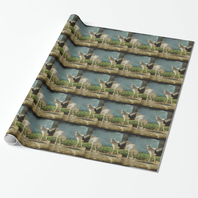Papel De Regalo Cabras lecheras (Desenrollado)