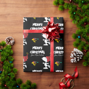 Papel De Regalo Cacahuetes   Capa de Beanie de Invierno Snoopy   A