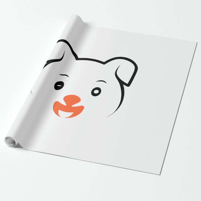 Papel De Regalo Cachorro de cachorros (Desenrollado)