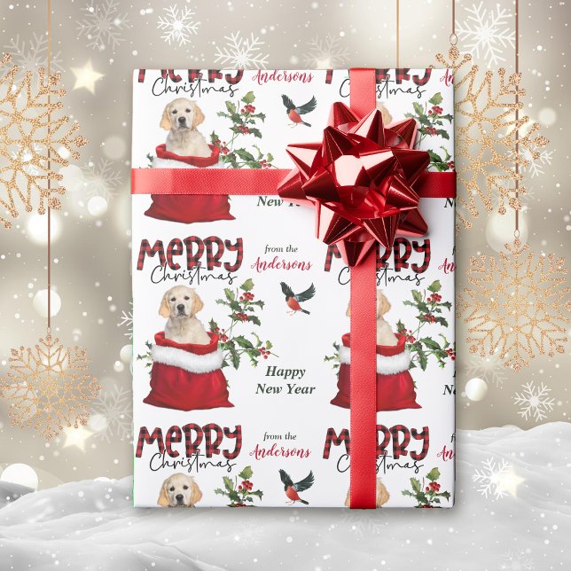 Papel De Regalo Cachorro de los Navidades en bolsa de regalo (Subido por el creador)