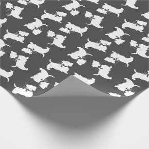 Papel De Regalo Cachorro escocés adorno escocés