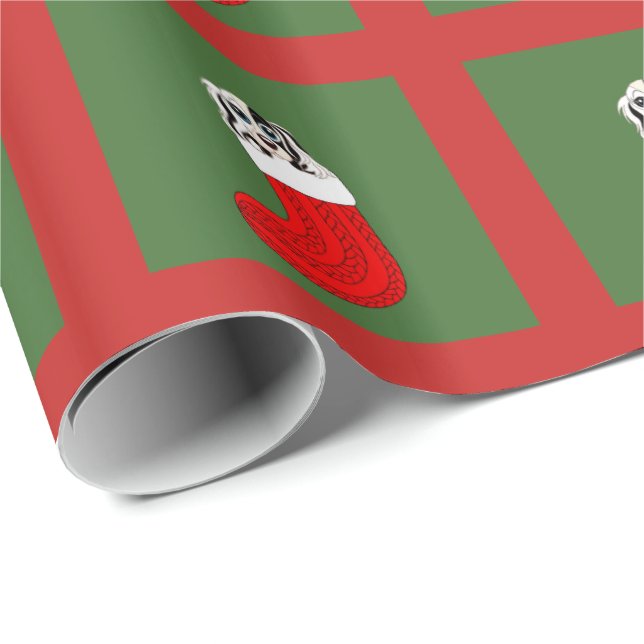 Papel De Regalo Cachorro y media (Esquina del rollo)