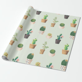 Papel De Regalo Cactus