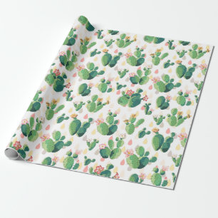 Papel De Regalo Cactus