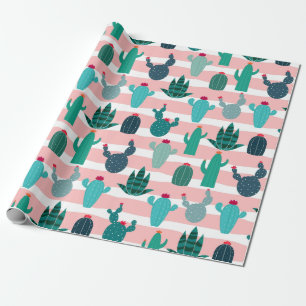 Papel De Regalo Cactus