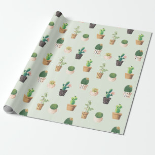Papel De Regalo Cactus