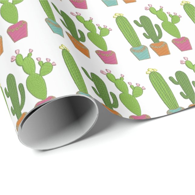 Papel de Regalo - Cactus (Esquina del rollo)