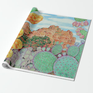 Papel De Regalo Cactus del desierto