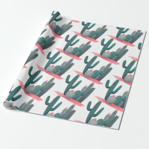 Papel De Regalo Cactus lindo