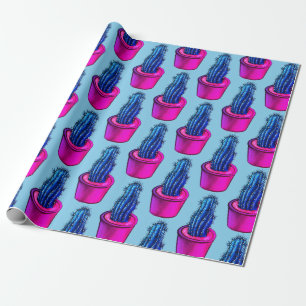 Papel De Regalo Cactus Lover Weird Pott Succulant Pattern