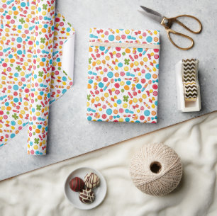 Papel De Regalo Cadenas de patrones sin foco
