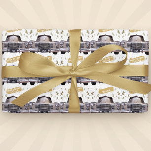 Papel De Regalo Cadillac Cumpleaños Personalizado de los 40