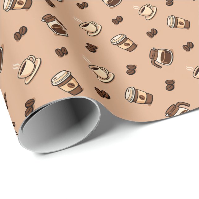 Papel De Regalo Café (Esquina del rollo)