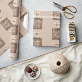 Papel De Regalo Café Crema de Cacao Primer Arco