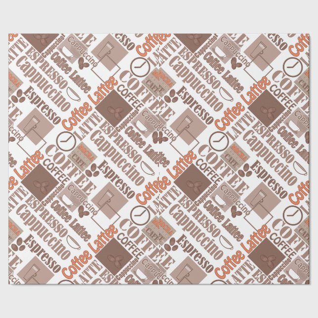 Papel De Regalo Café favorito (Costura)