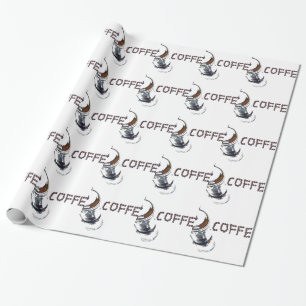 Papel De Regalo Café MagiaDisfruta, 'lo primero por la mañana', '