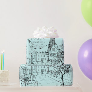 Papel de regalo Cafe Paris
