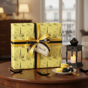 Papel De Regalo Cafe Paris Wrapping Paper