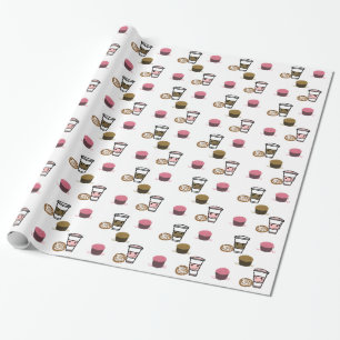 Papel De Regalo Café y Magdalenas