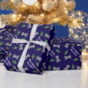 Papel De Regalo Cafetera Moka Italiana Buon Natale bonita Navidad