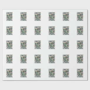 Papel De Regalo Caimán de Florida Patriótico 4 de Julio