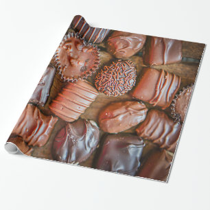 Papel De Regalo Caja de caramelos de chocolate