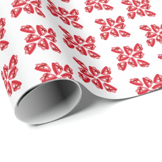 Papel De Regalo Cajas de chocolate con forma de corazón (Esquina del rollo)