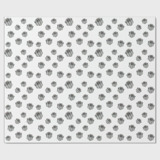 Papel De Regalo Cajas de regalo de plata Premium para fiestas navi