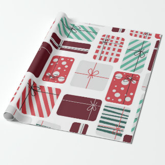 Papel De Regalo Cajas de regalo festivas Patrón sin problemas