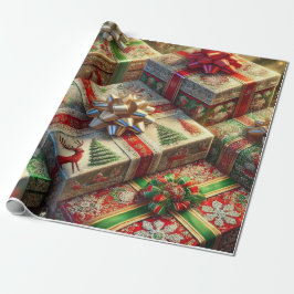 Papel De Regalo Cajas de regalos de navidades