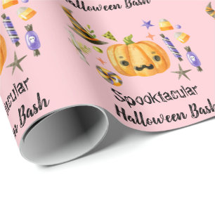 Papel De Regalo Calabaza de boco suave Spooktacular Halloween Bash