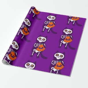 Papel De Regalo calabaza de halloween