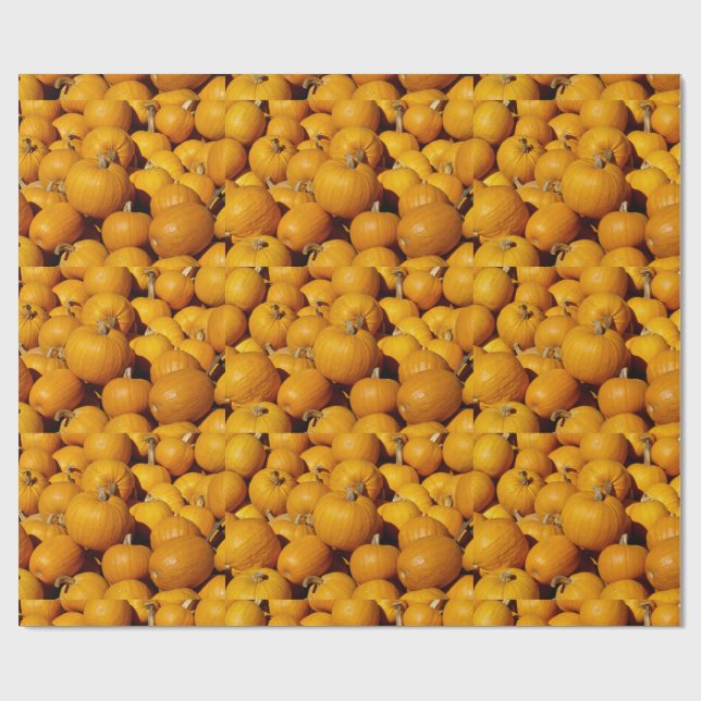 Papel De Regalo Calabazas (Superficie plana)
