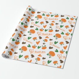 Papel De Regalo Calabazas de rollo de fieltro