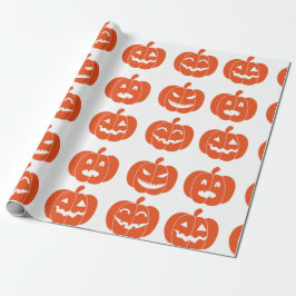 Papel De Regalo Calabazas Grimace