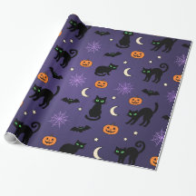 Calabazas Murciélagos Gatos Negros Halloween Envol