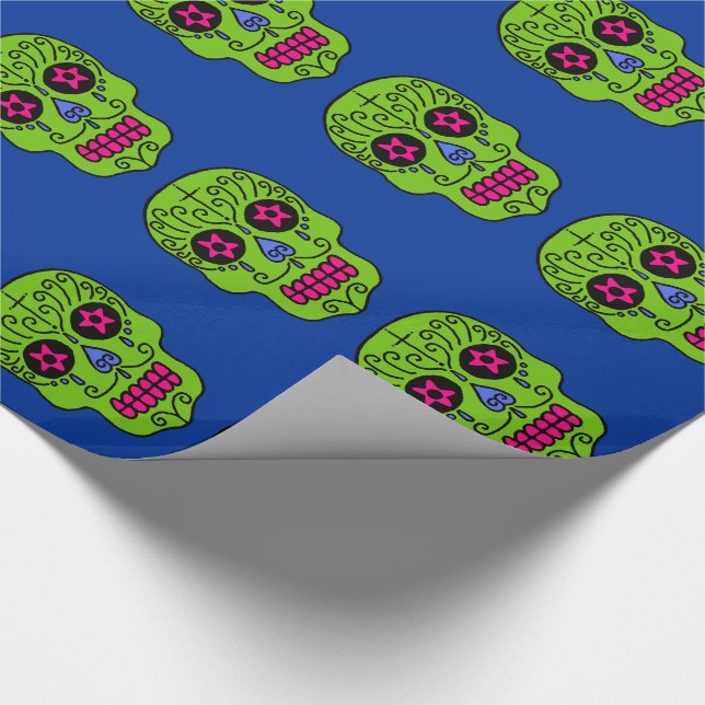 Papel De Regalo Calavera de Azúcar (Esquina)
